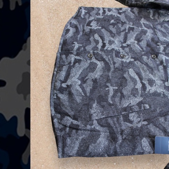 Lucky Brand Camouflage Button Down Shirt Jacket - Picture 7 of 14